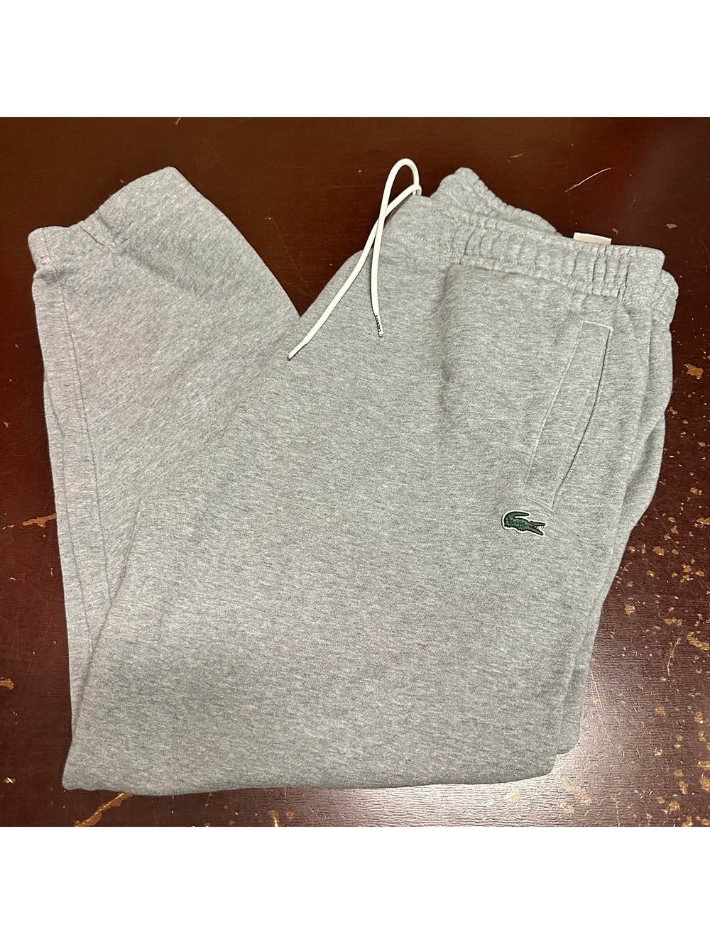 Lacoste Men's Relaxed comfortable gray Sweatpants  XL.